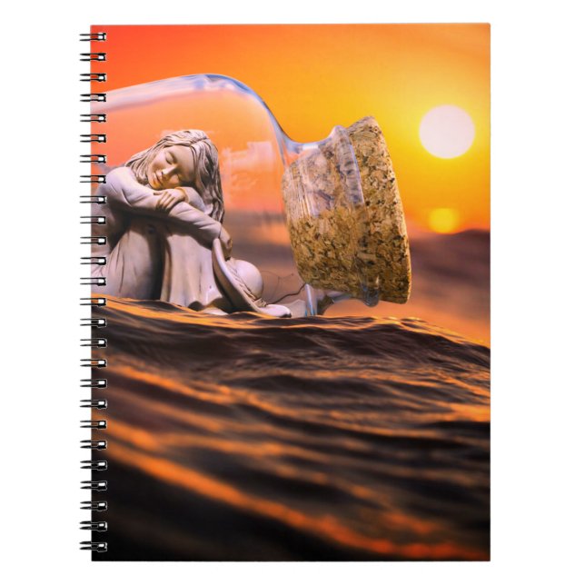 Woman in a Bottle Notebook (Front)