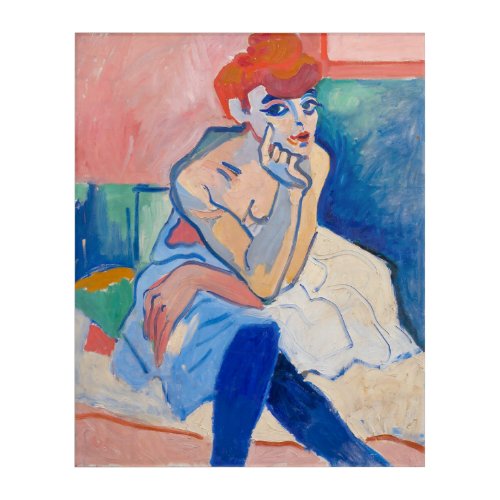 Woman in a Chemise  Andre Derain  Acrylic Print