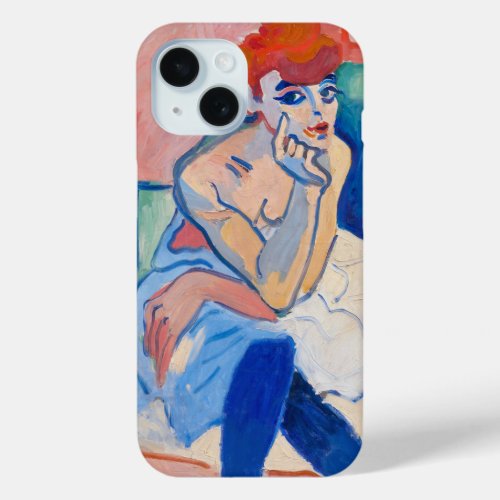 Woman in a Chemise  Andre Derain  iPhone 15 Case