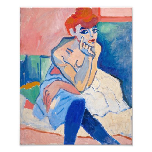 Woman in a Chemise  Andre Derain  Photo Print