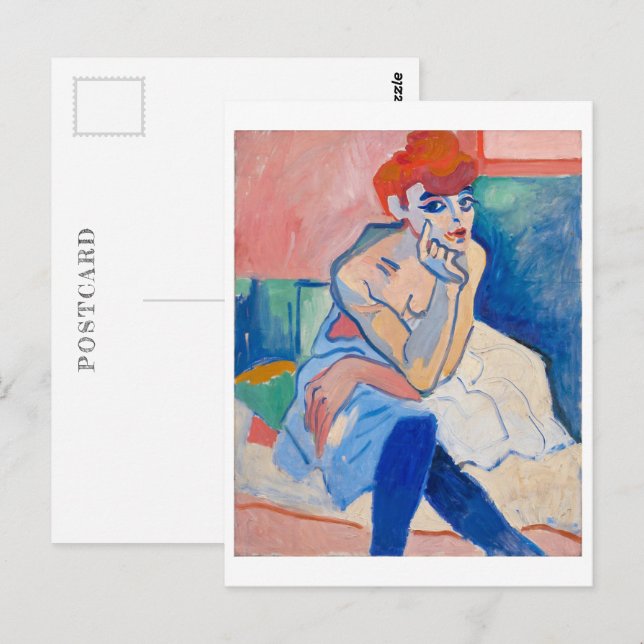 Woman in a Chemise | Andre Derain | Postcard (Front/Back)