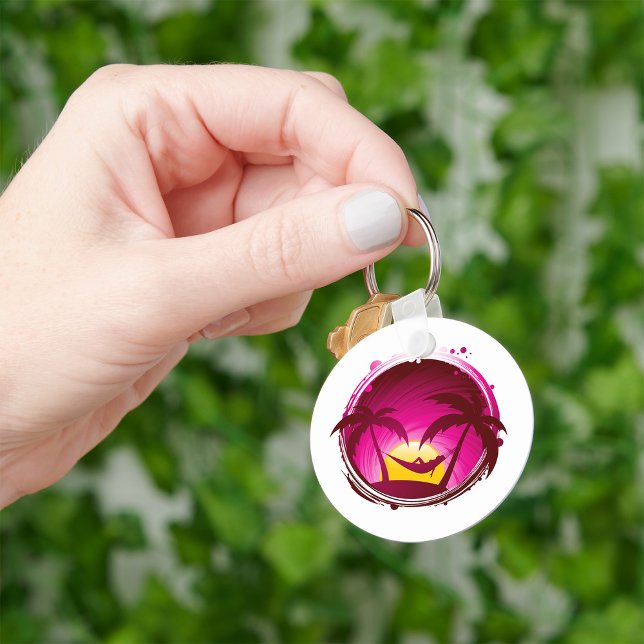 Woman In A Hammock Keychain (Creator Uploaded)