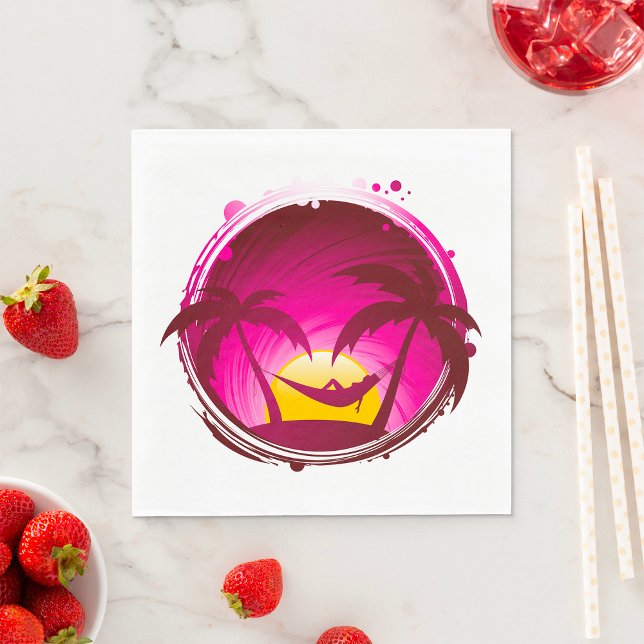 Woman In A Hammock Napkins (Creator Uploaded)