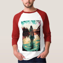 Woman in a Lake Psychedelic Shirt | Trippy 4