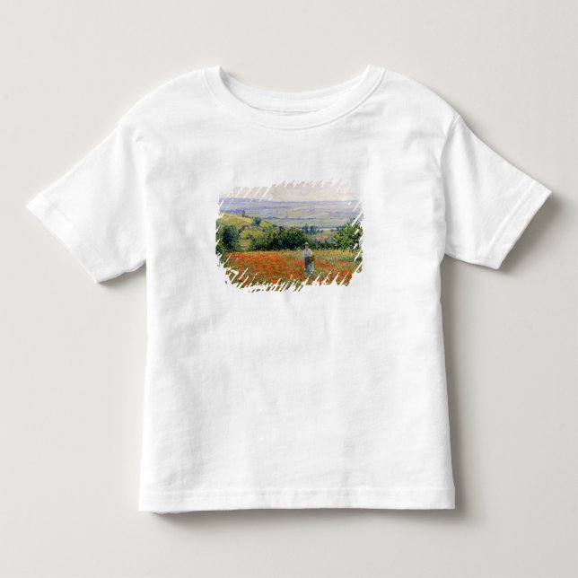 Woman in a Poppy Field Toddler T-shirt (Front)