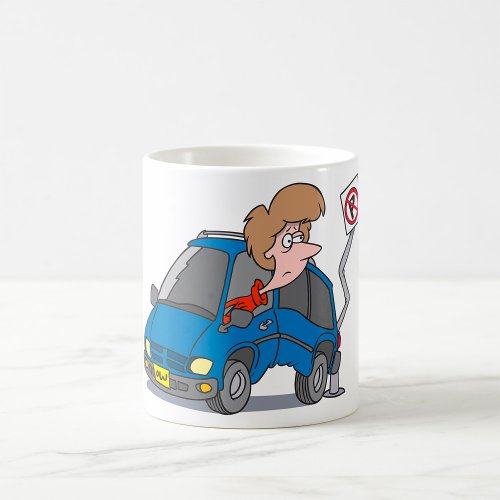 Woman In An Accident Coffee Mug