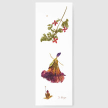 Woman in Bloom | Original Pressed Flower Art