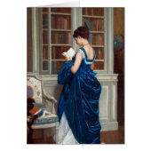 Woman in Blue, reading a Book (Front)