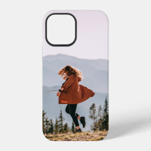 Woman in brown coat iPhone 12 case