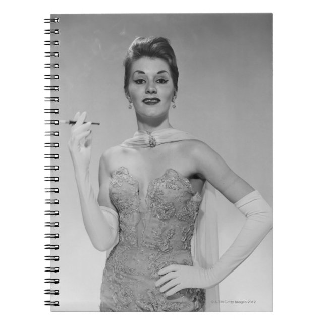 Woman in Dress Notebook (Front)