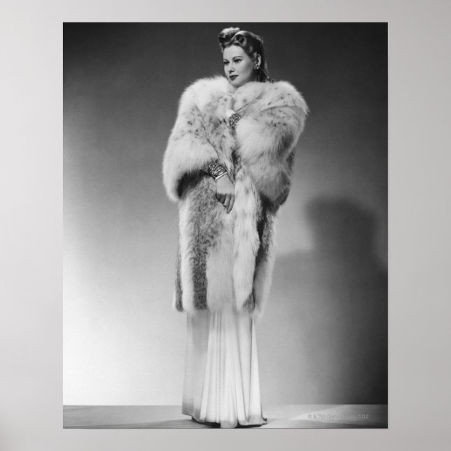 Woman in Evening Gown 2 Poster (Front)