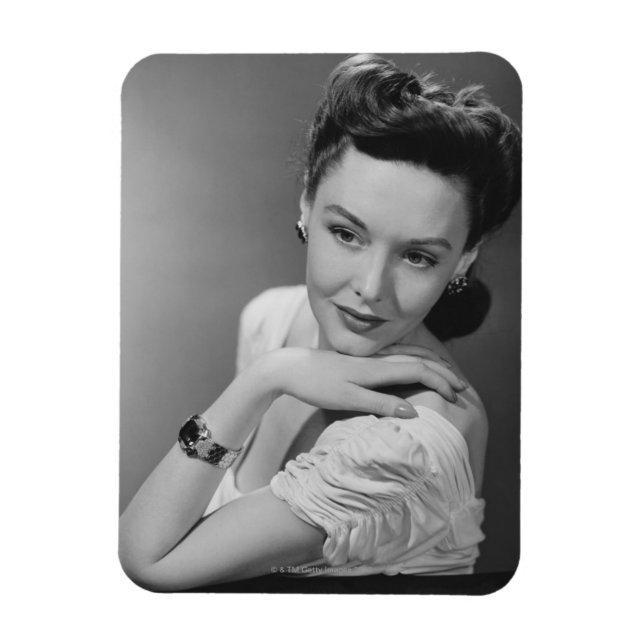 Woman in Evening Gown Magnet (Vertical)