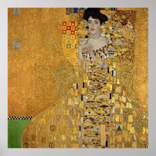 Woman in Gold – Klimt Iconic Portrait Poster