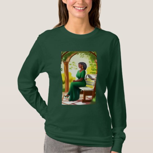 Woman in Green T_Shirt