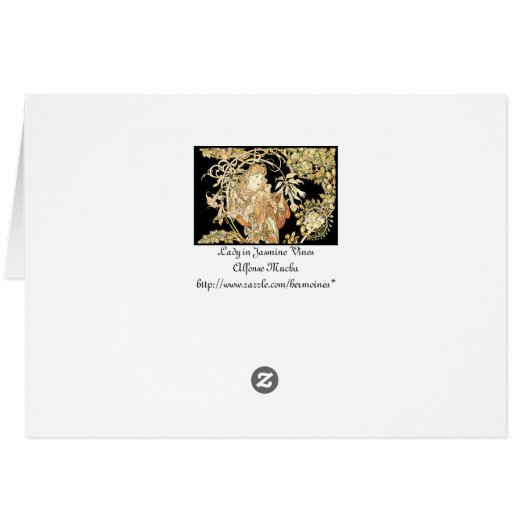 Woman in Jasmine Vines (Back Horizontal)