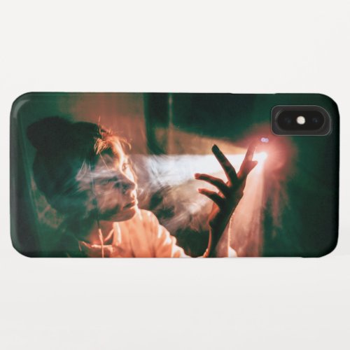 Woman in Light and Smoke iPhone XS Max Case