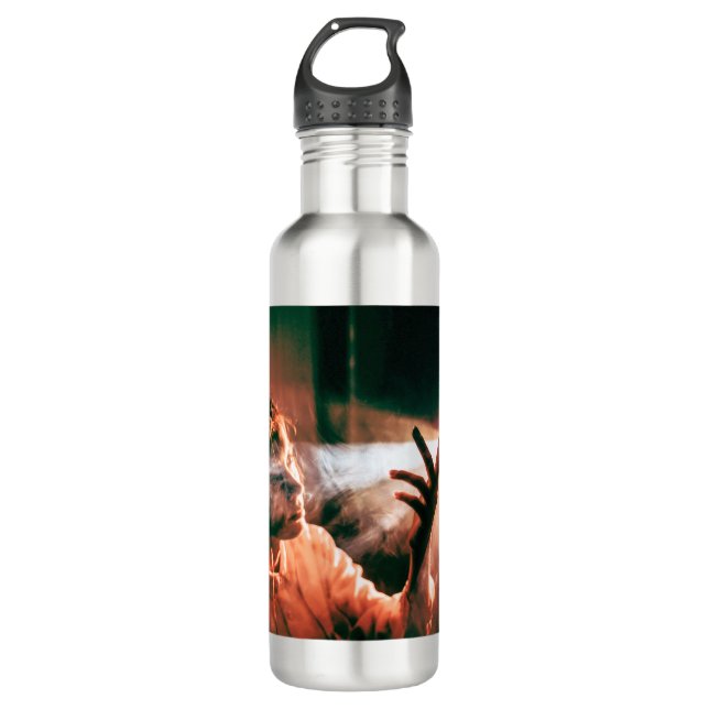 Woman in Light and Smoke Stainless Steel Water Bottle (Front)