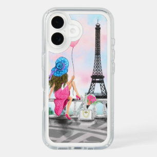 Woman In Paris iPhone Case Eiffel Tower