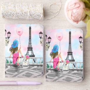 Woman In Paris with Eiffel Tower Foil Vow Books