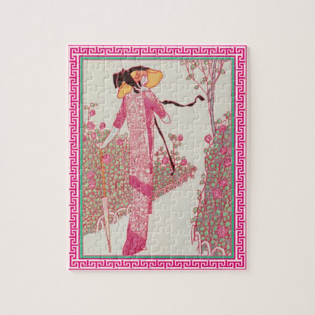 Woman in Pink Puzzle (Vertical)