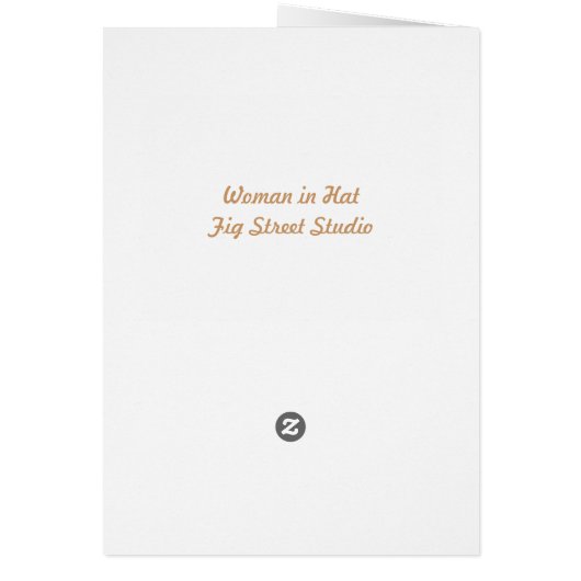 Woman in Purple Hat (Back)