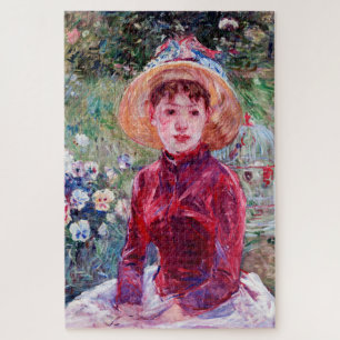 Woman in Red, Berthe Morisot Jigsaw Puzzle
