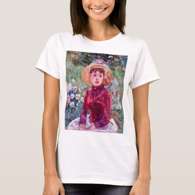 Woman in Red, Berthe Morisot T-Shirt (Front)