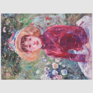 Woman in Red, Berthe Morisot Tissue Paper