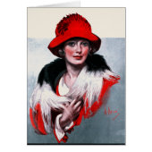 Woman in Red Hat (Front)