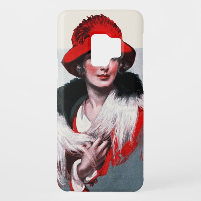 Woman in Red Hat Case-Mate Samsung Galaxy Case (Back)