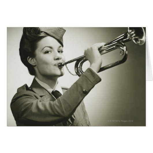 Woman in Soldier Uniform (Front Horizontal)
