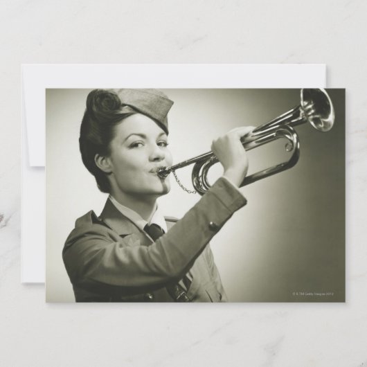 Woman in Soldier Uniform (Front)