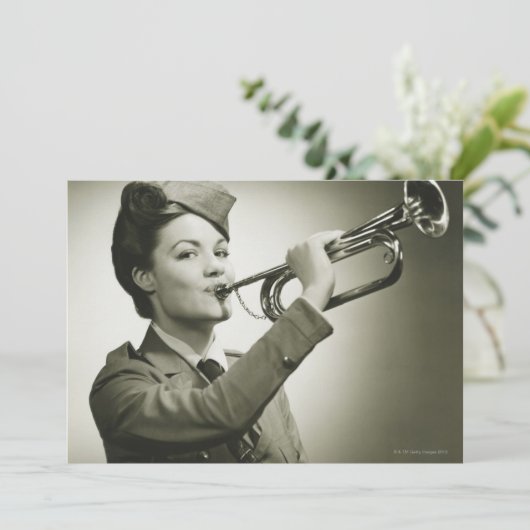 Woman in Soldier Uniform (Standing Front)