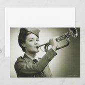 Woman in Soldier Uniform (Front/Back)