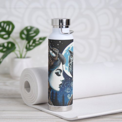 Woman in Space Water Bottle