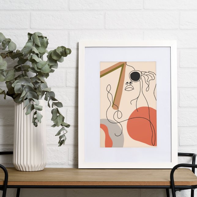 Woman In Sunglasses Boho Style Photo Print (Creator Uploaded)