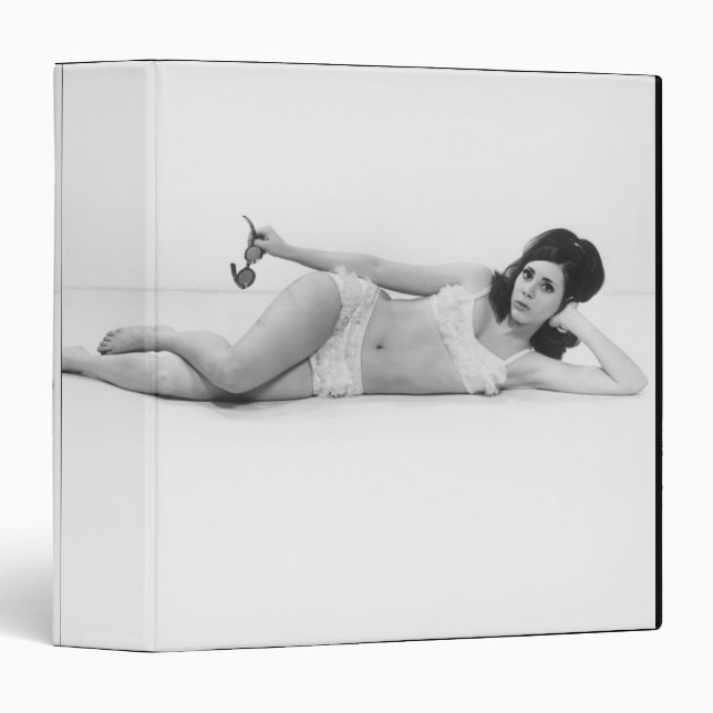Woman in Swimwear 3 Ring Binder (Front/Spine)