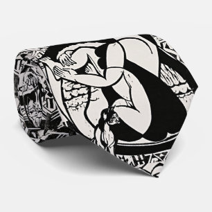 Woman in the Bathtub - A Kirchner Masterpiece Neck Tie