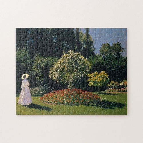 Woman in the Garden by Claude Monet Puzzle
