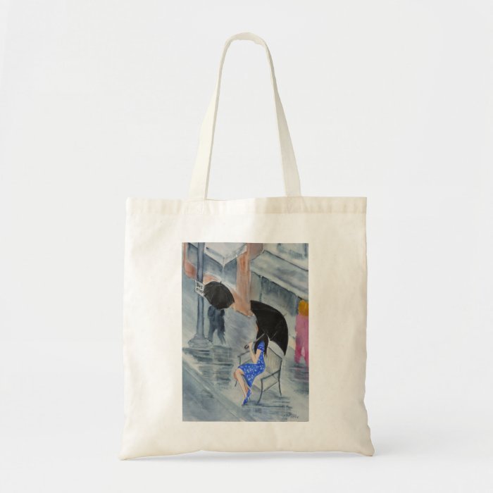 Woman in the Polka Dot Dress II Tote Bag