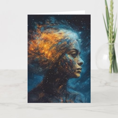 Woman in the Sky Card