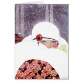 WOMAN IN THE SNOW,WINTER BEAUTY FASHION (Front)