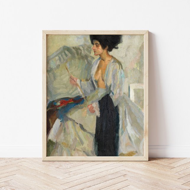 Woman in the Studio | Edward Cucuel Poster (Creator Uploaded)