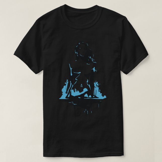 woman in the water T-Shirt (Design Front)