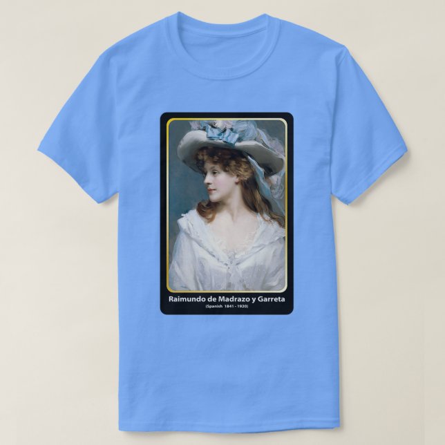 Woman In White 1880 Figurative ART T-Shirt (Design Front)