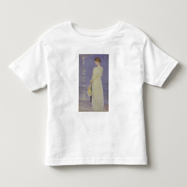 Woman in White on a Beach, 1893 Toddler T-shirt (Front)