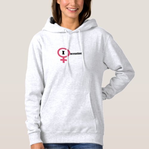 Woman Investor Women who invest women invest Hoodie