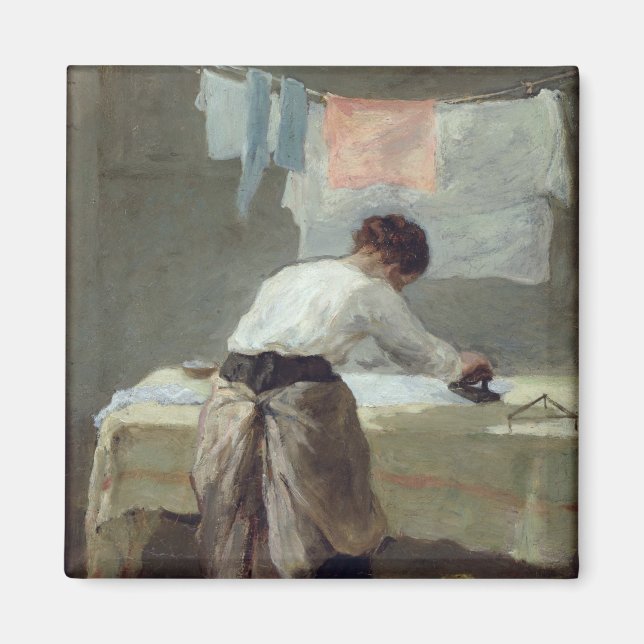 Woman Ironing Magnet (Front)