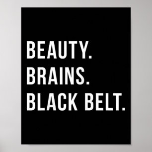 Woman Karate Black Belt Black Belt  Poster