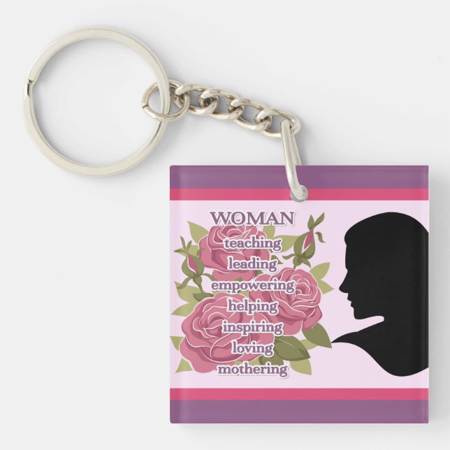 Woman Keychain (Front)